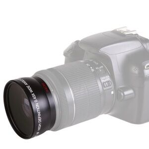 2 vivitar wide angle attachment lens for EF 📸 lenses / Moukey Microphone/